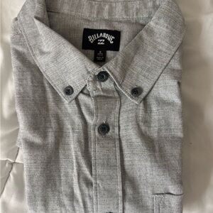 Brand New Billabong Gray Casual Button Down Shirt